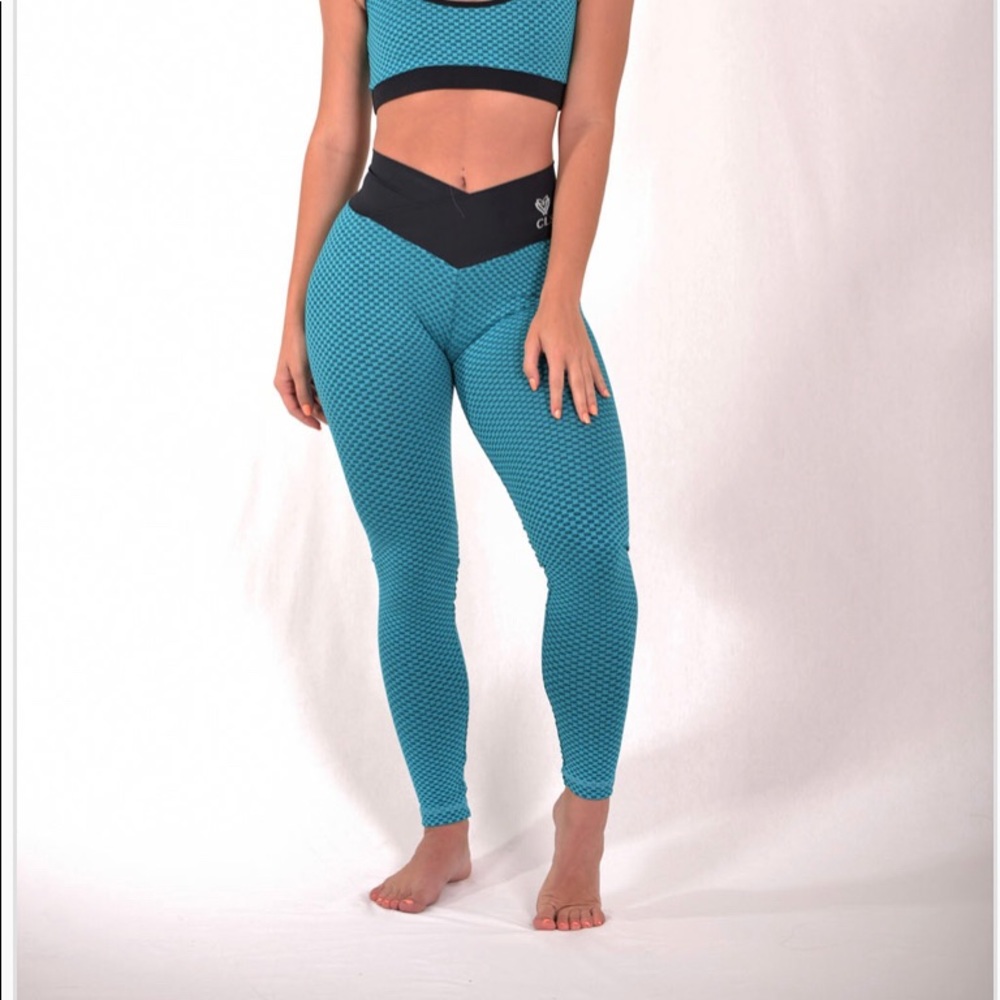 Cls sportswear geo textured leggings